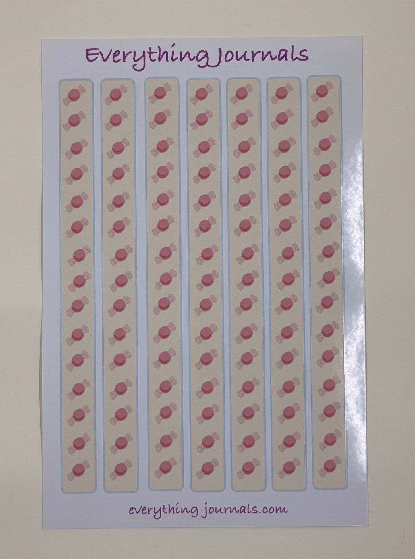 Sweet Stuff Candy Washi-Style Sticker Sheet