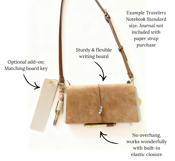 The Paper Strap: Wearable Writing Board | Your Favorite Journal, Always With You