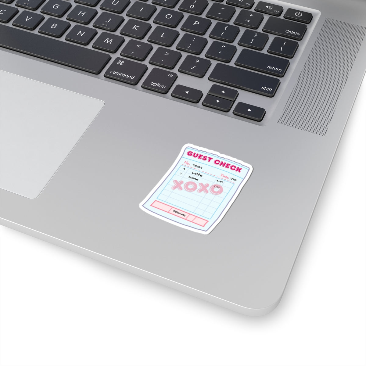 Guest Check XOXO – Kiss-Cut Vinyl Sticker