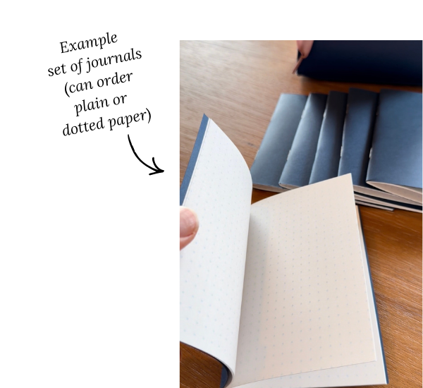 Paper Purse Refill Journals: Pack of 12 | A Year of Pages