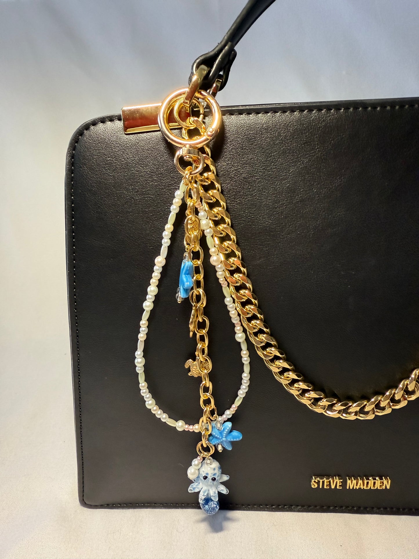 Ocean Breeze Octopus Journal Bag Charm