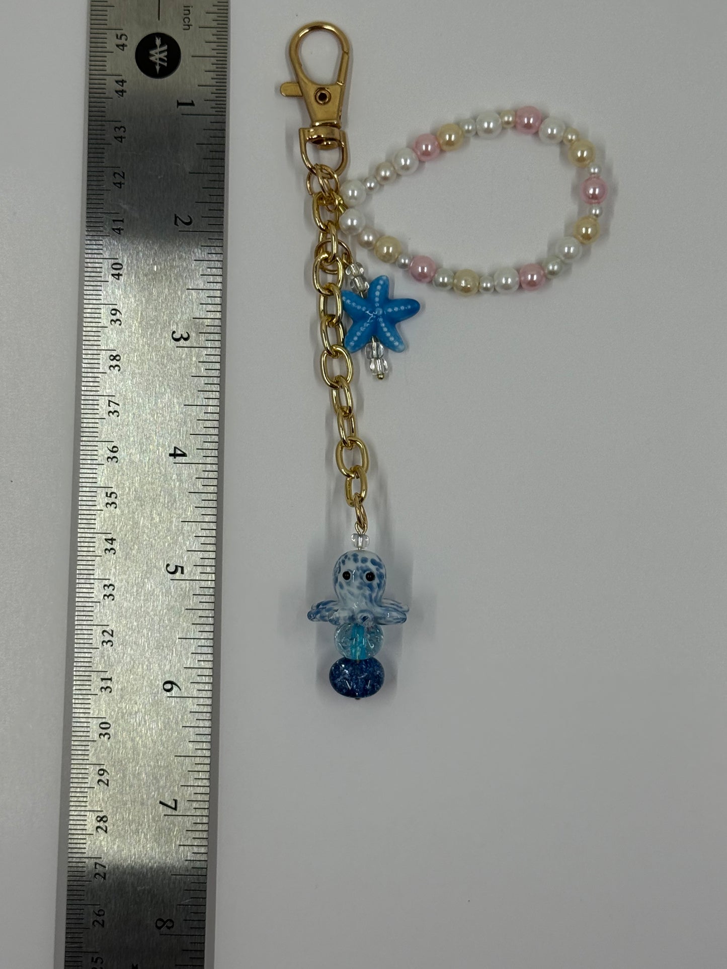 Mini Ocean Breeze Octopus Journal Bag Charm