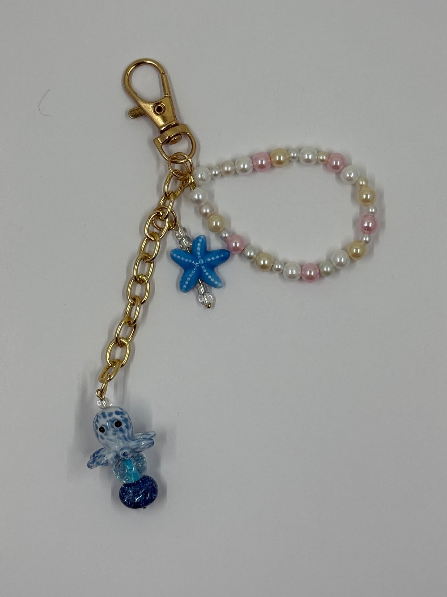 Mini Ocean Breeze Octopus Journal Bag Charm
