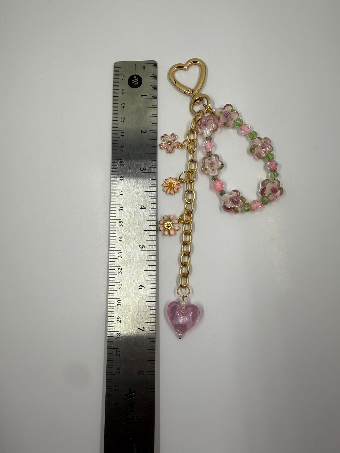 Blush Garden Bloom Charm – Handmade