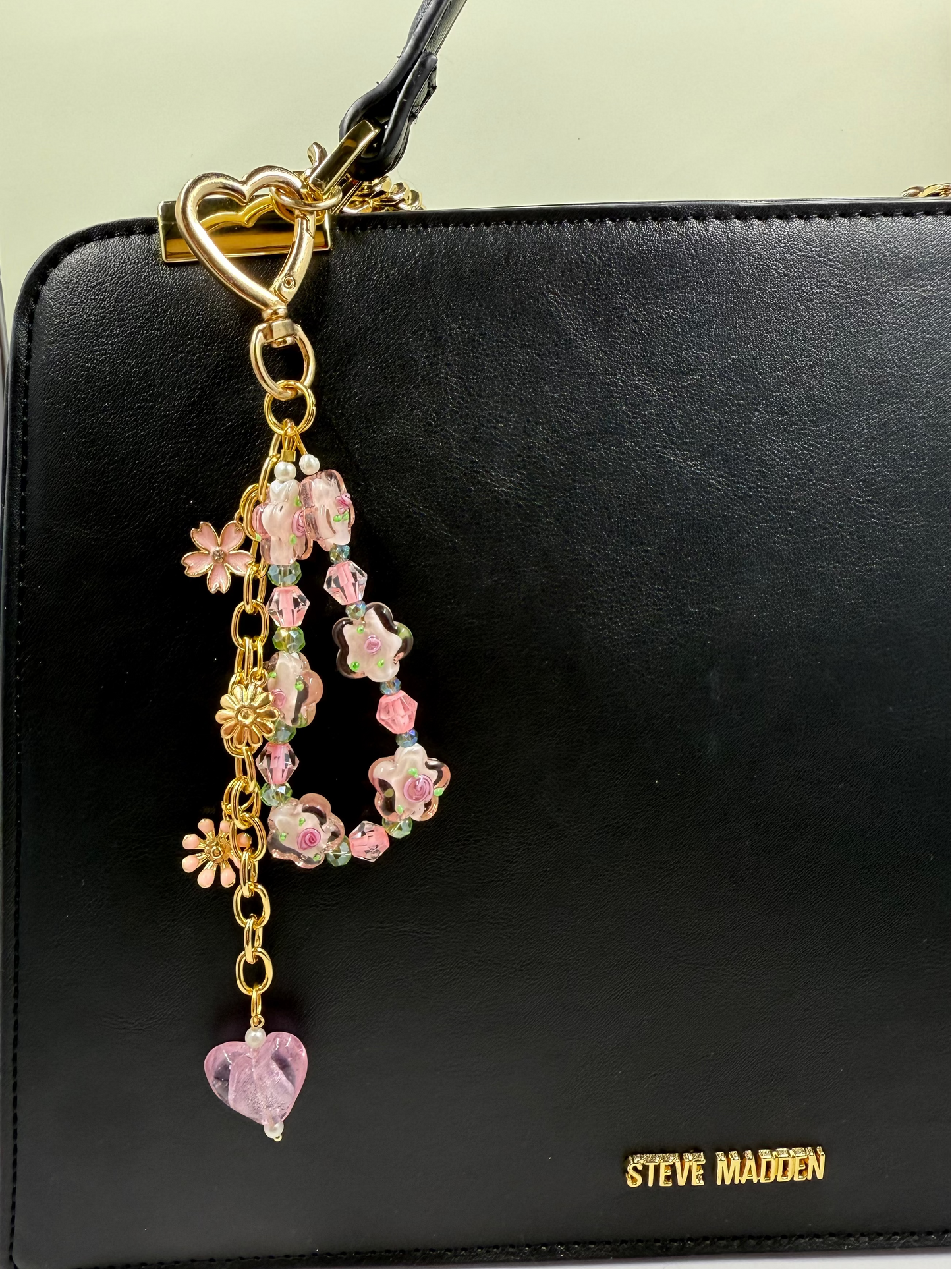 Blush Garden Bloom Charm – Handmade