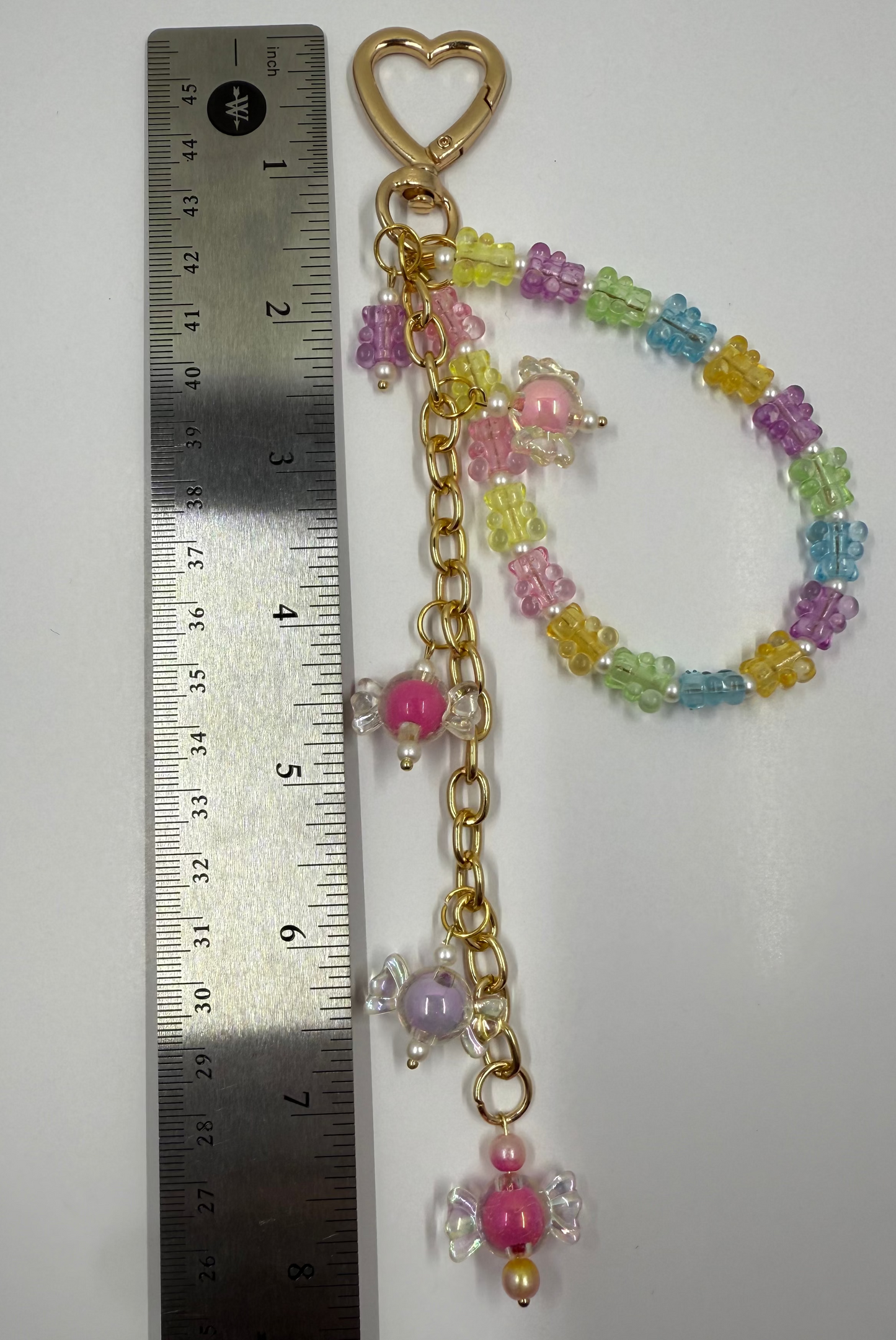 Pastel Gummy Bear Drop Charm – Handmade