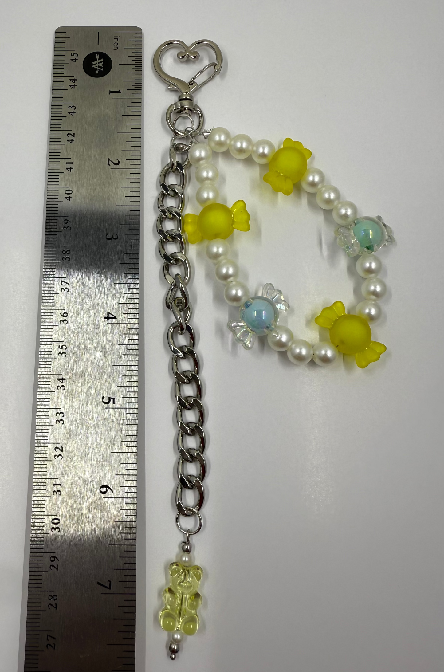 Lemon Drop Candy Charm – Handmade