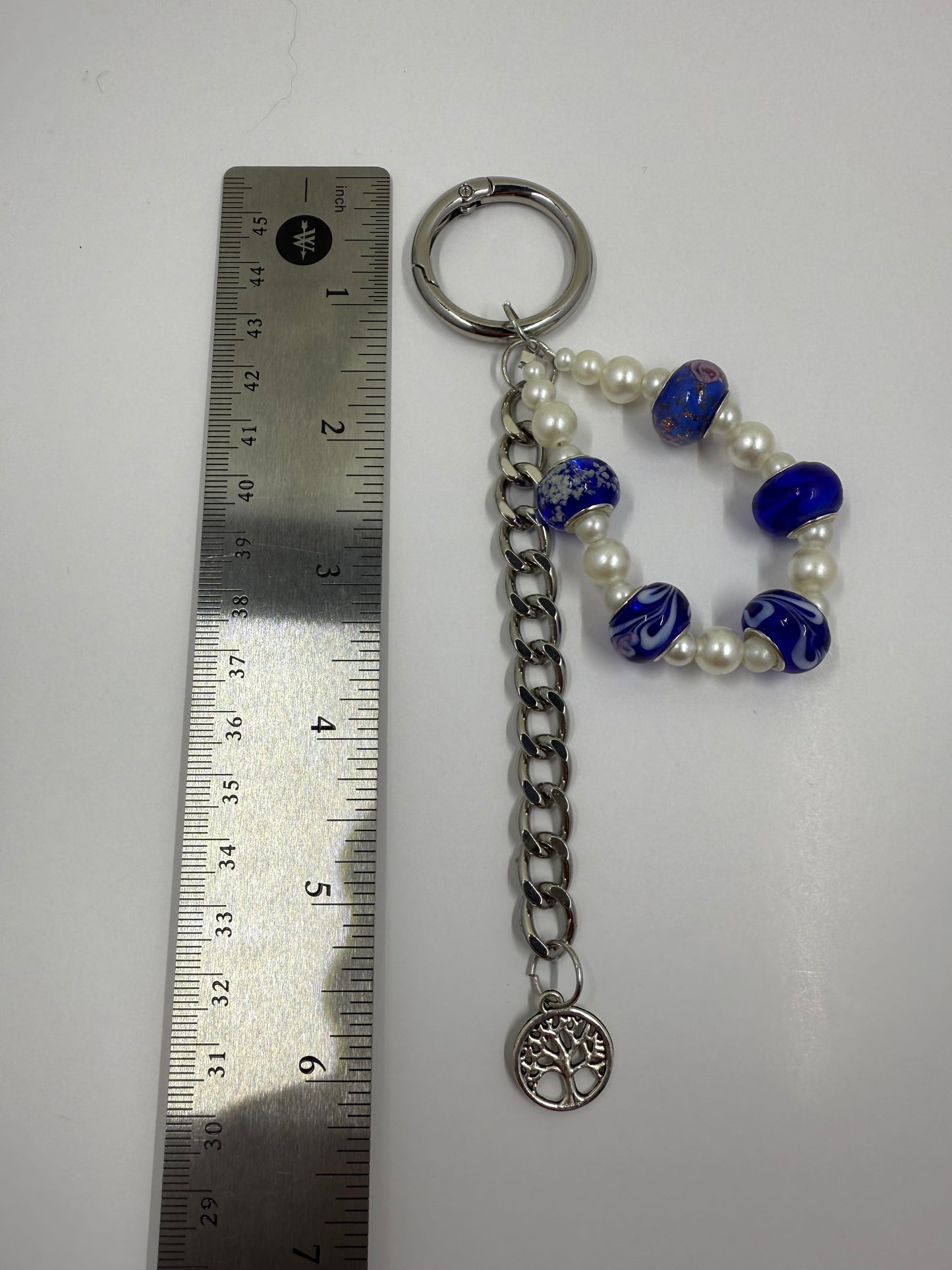 Midnight Tree Pearl Charm – Handmade
