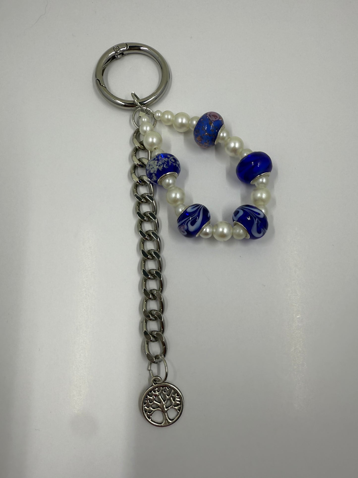 Midnight Tree Pearl Charm – Handmade