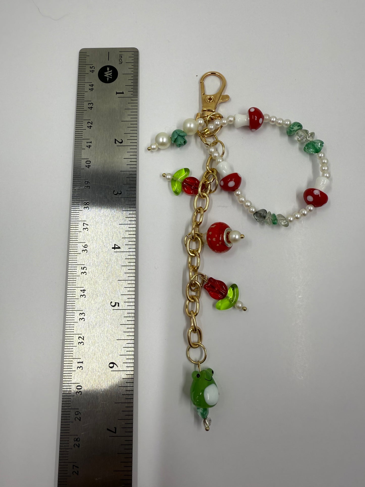 Enchanted Forest Mushroom Charm – Handmade