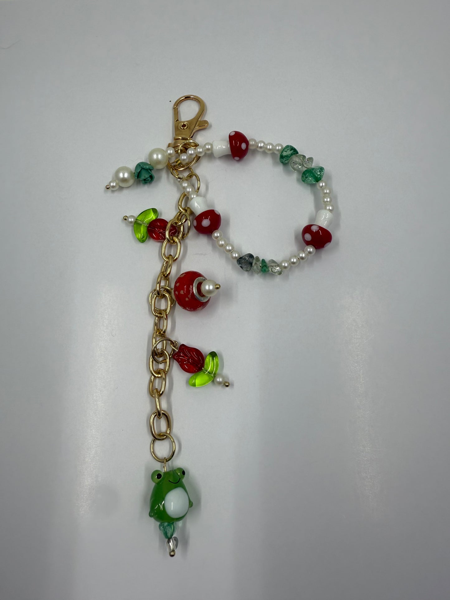 Enchanted Forest Mushroom Charm – Handmade