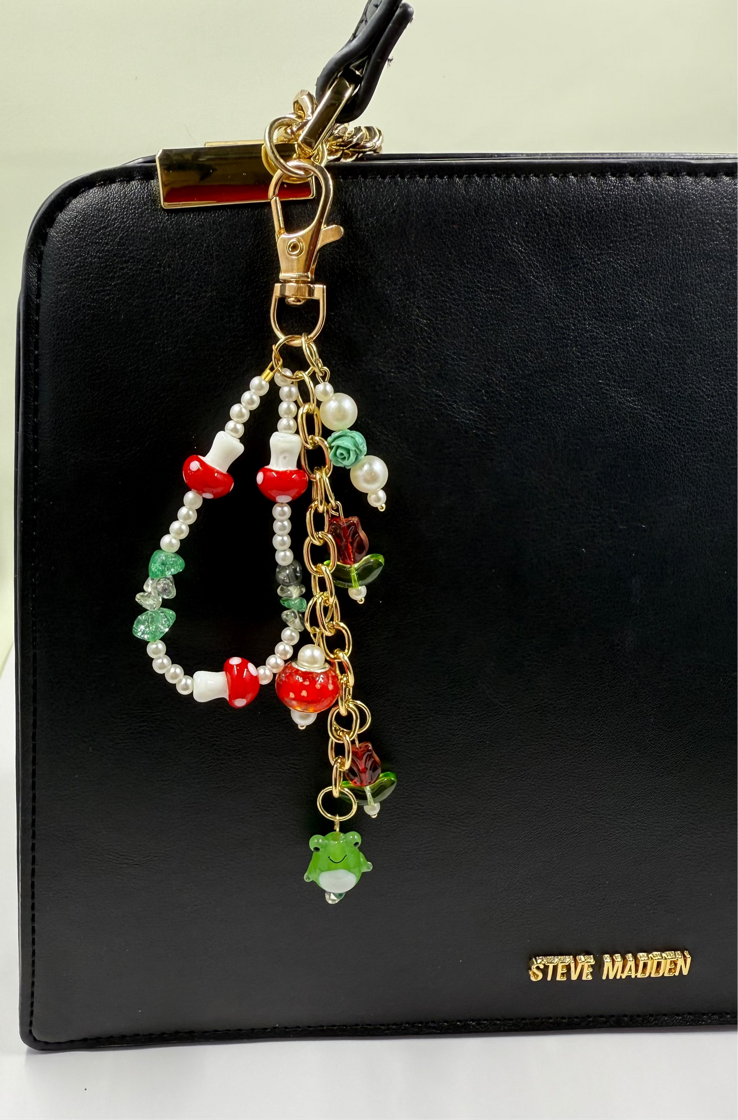 Enchanted Forest Mushroom Charm – Handmade