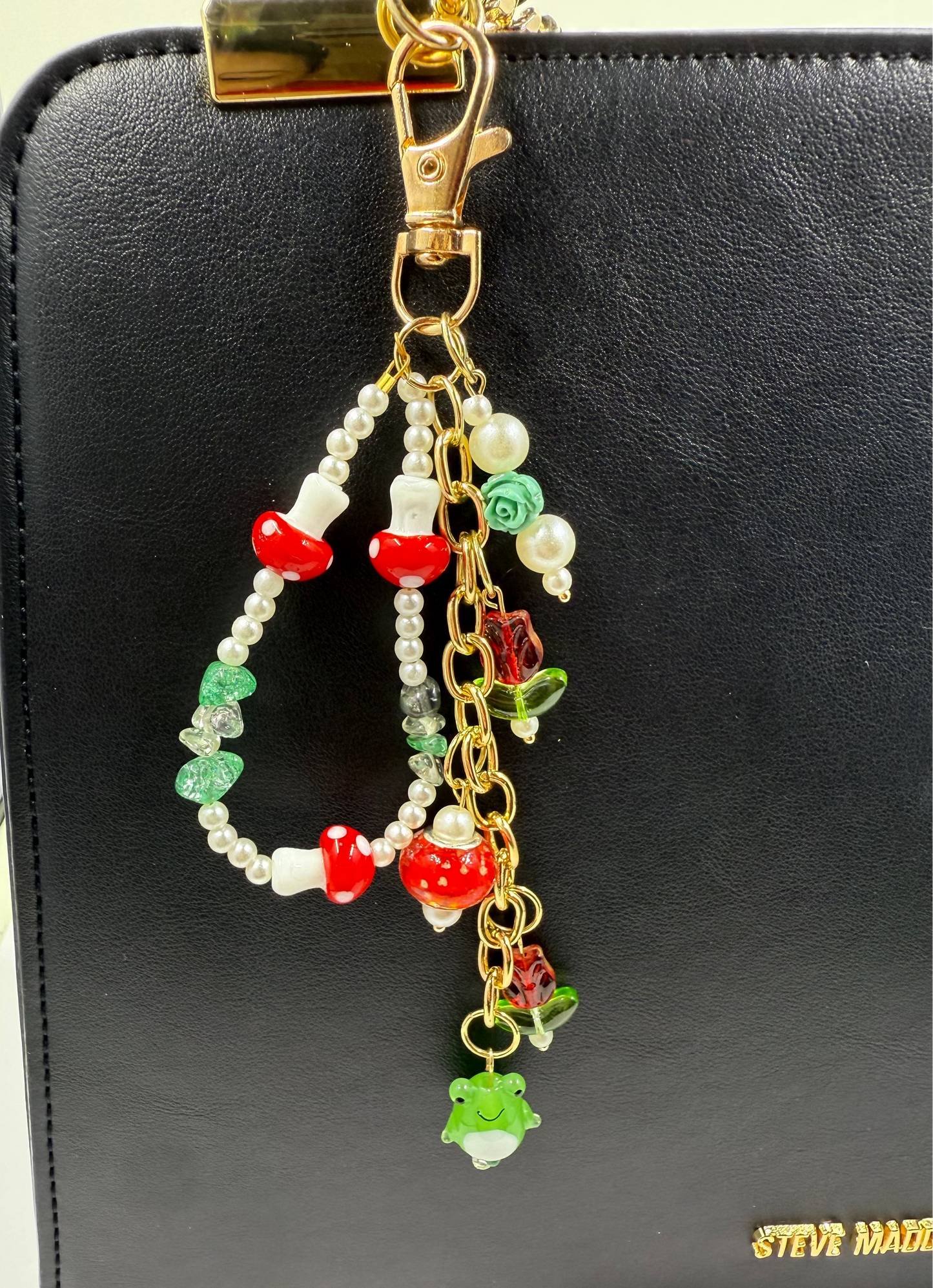 Enchanted Forest Mushroom Charm – Handmade