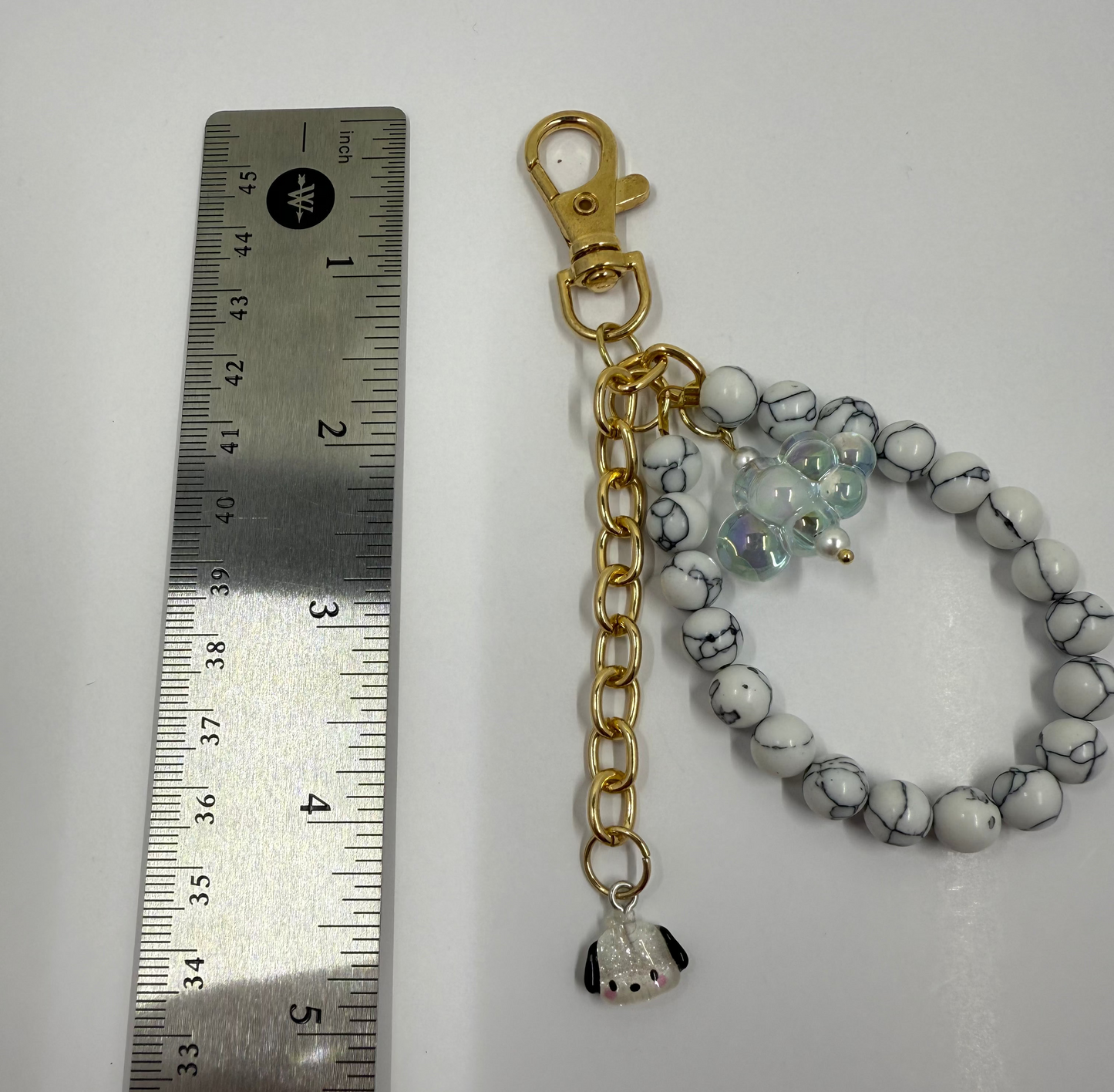 Marble Pup Charm – Sanrio Inspired - Handmade