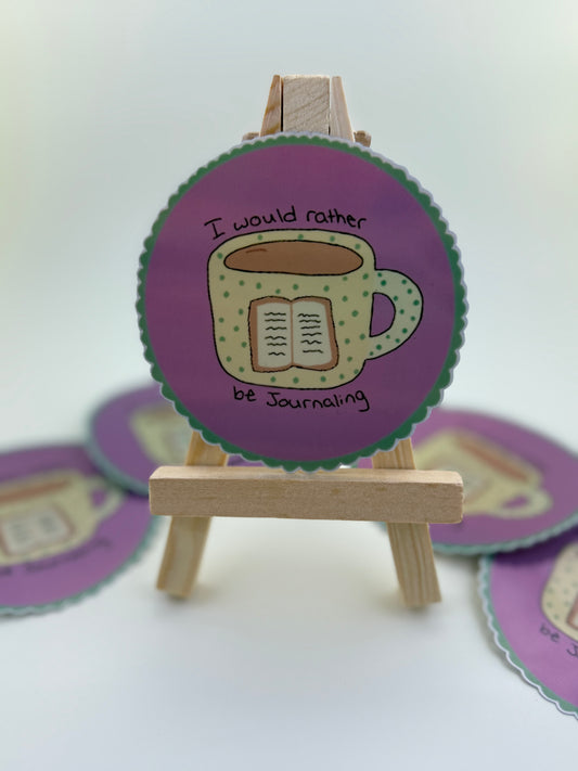 I’d Rather Be Journaling Sticker