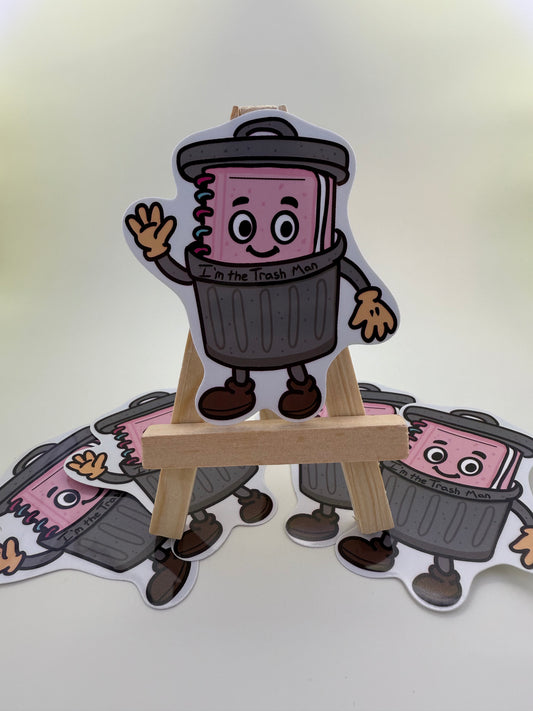 I'm the Trash Man Sticker