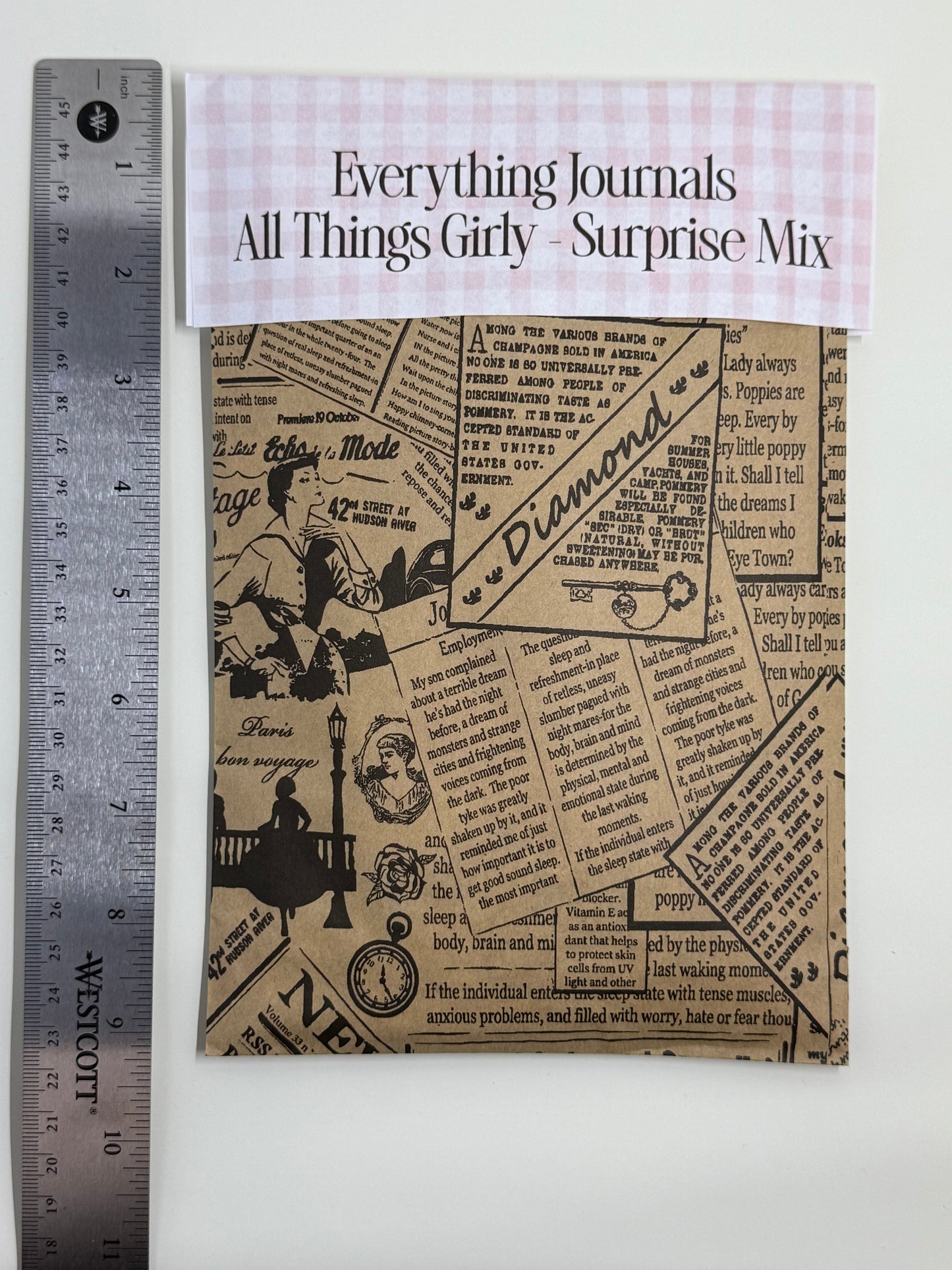 All Things Girly Junk Journal Ephemera Pack