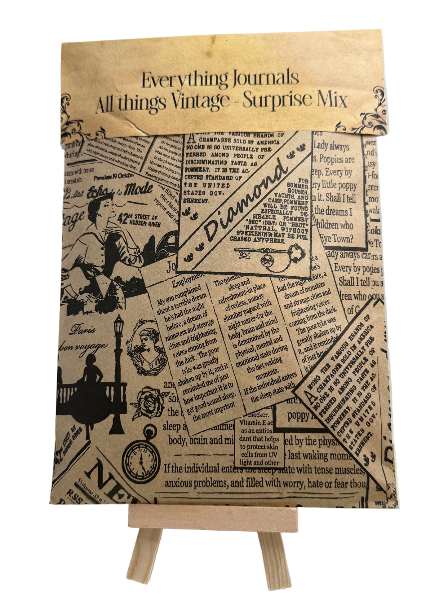 Vintage Junk Journal Ephemera Pack