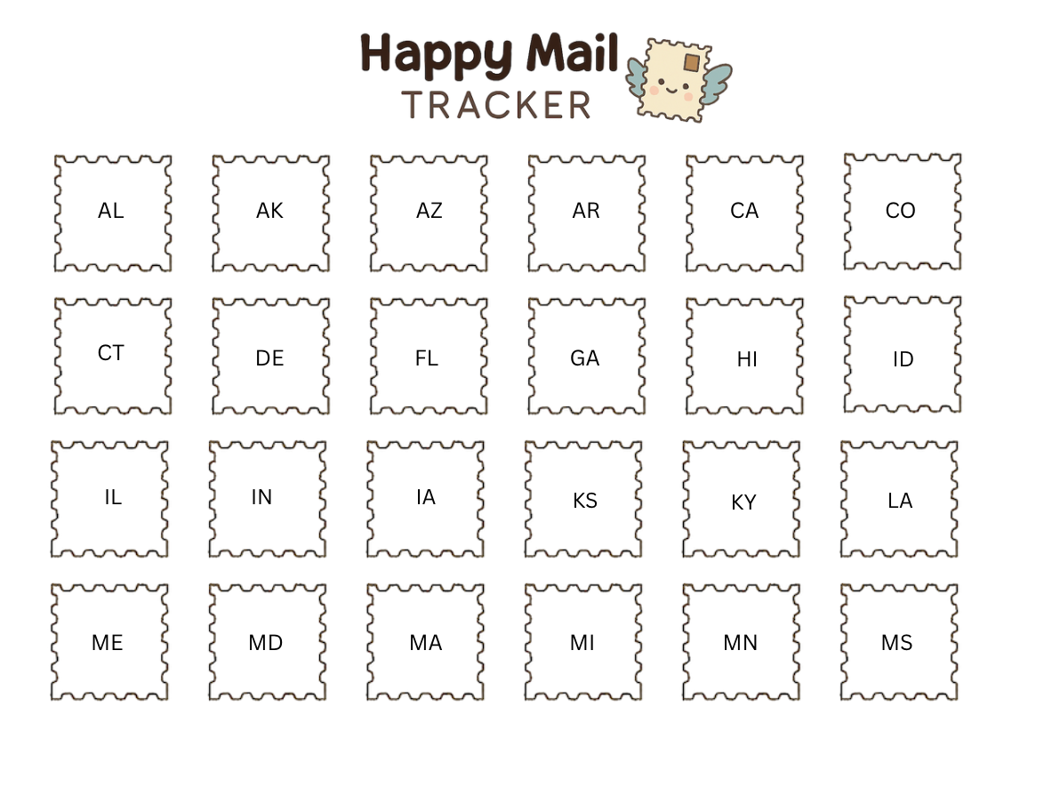 Happy Mail Swap Tracker